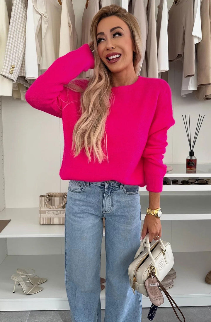 Elisha  Alpaca Lightweight Knitted Jumper Sweater