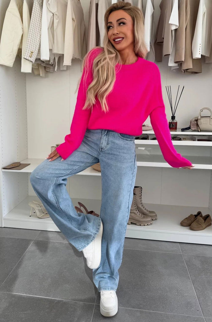 Elisha  Alpaca Lightweight Knitted Jumper Sweater