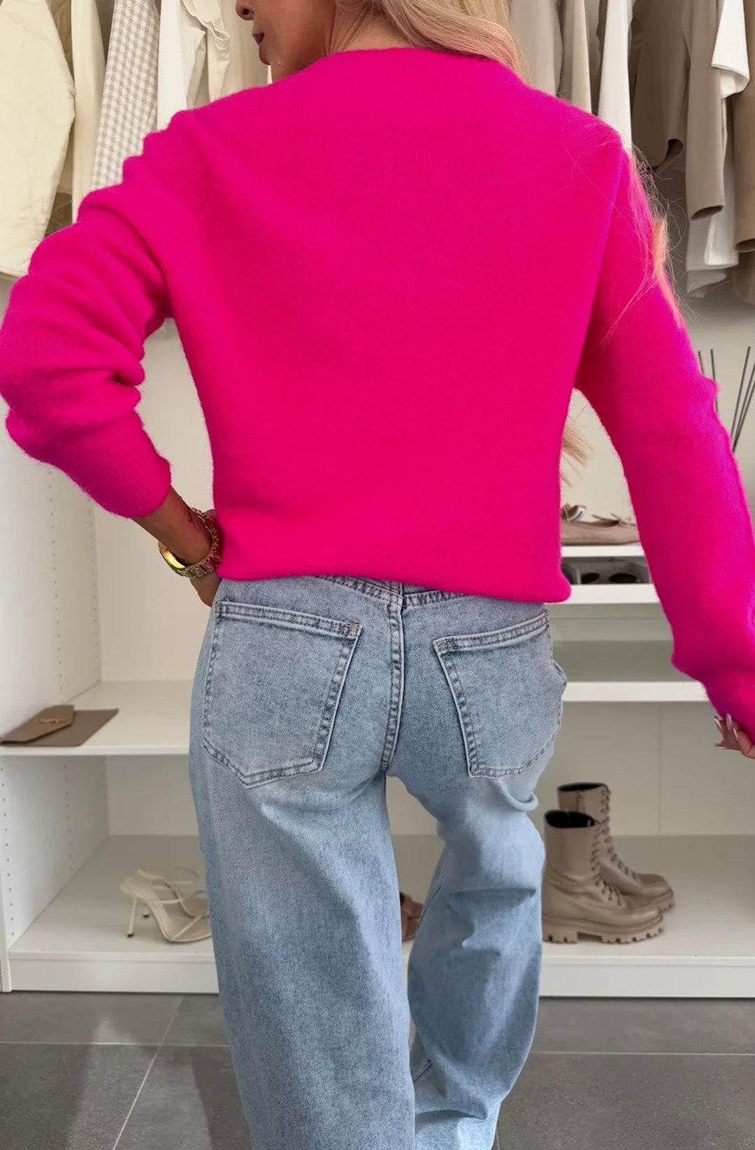 Elisha  Alpaca Lightweight Knitted Jumper Sweater