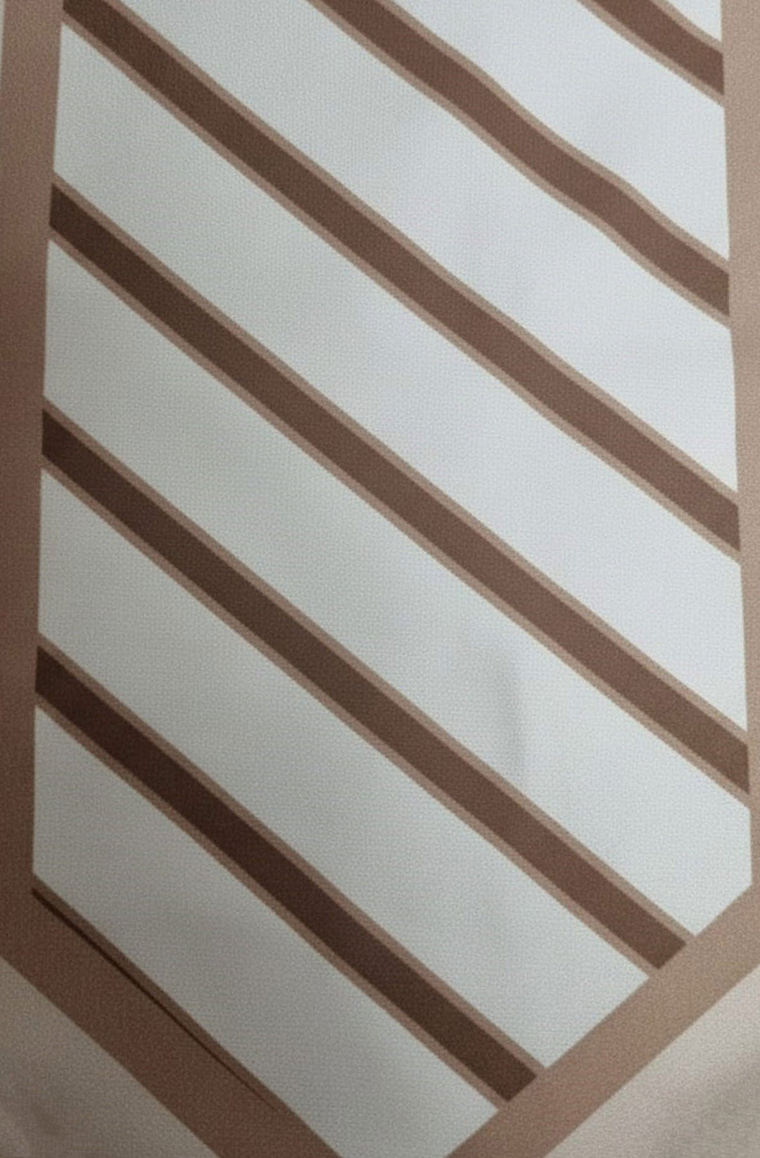 Ezra High Low Crew Neck Scarf Blouse Top-Ivory