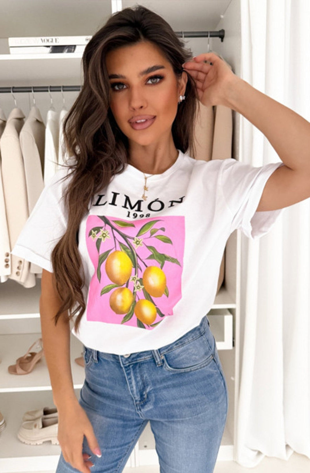 'Limon 1998' Graphic Printed T-Shirt Top