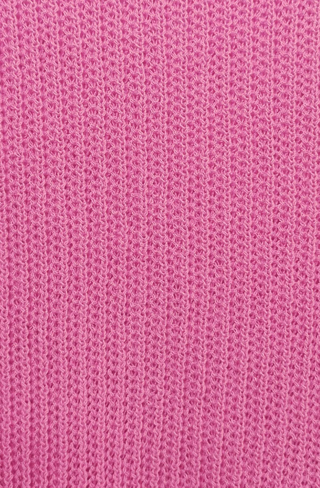 Marlene V-Neck Lightweight Ribbed Knit Top-Hot Pink