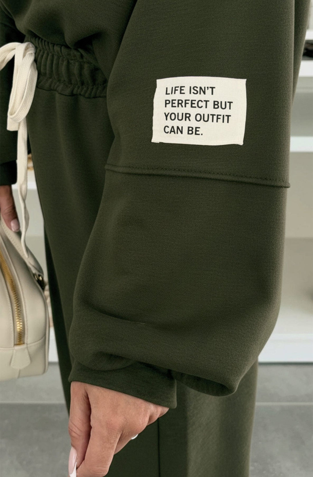 Tanya Two Piece Co-Ord Loungewear Set-Khaki