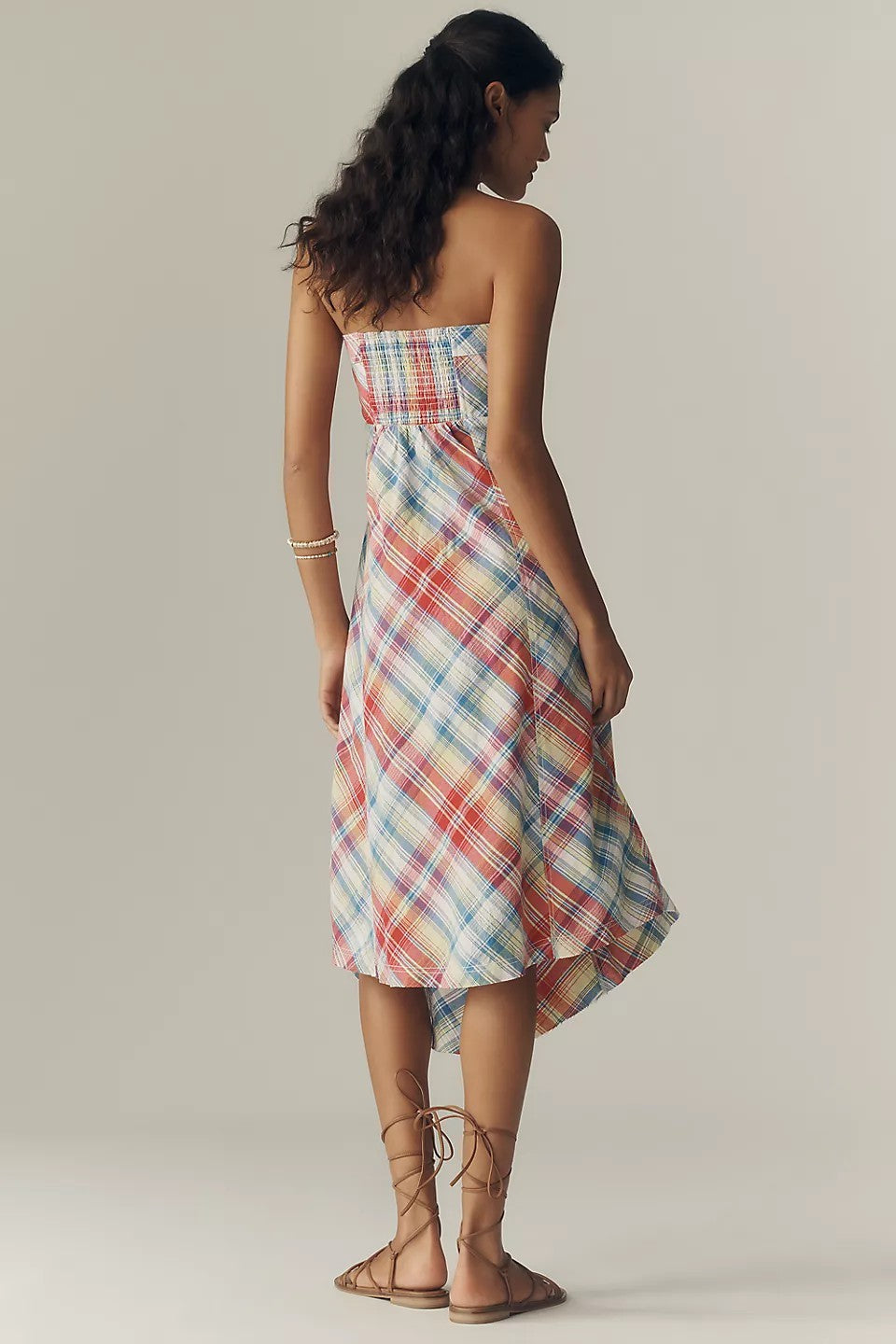 Anthropologie Pilcro Cotton Maxi Bandeau Beach Midi Dress