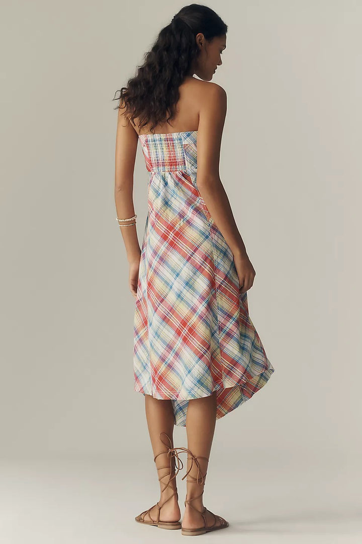 Anthropologie Pilcro Cotton Maxi Bandeau Beach Midi Dress