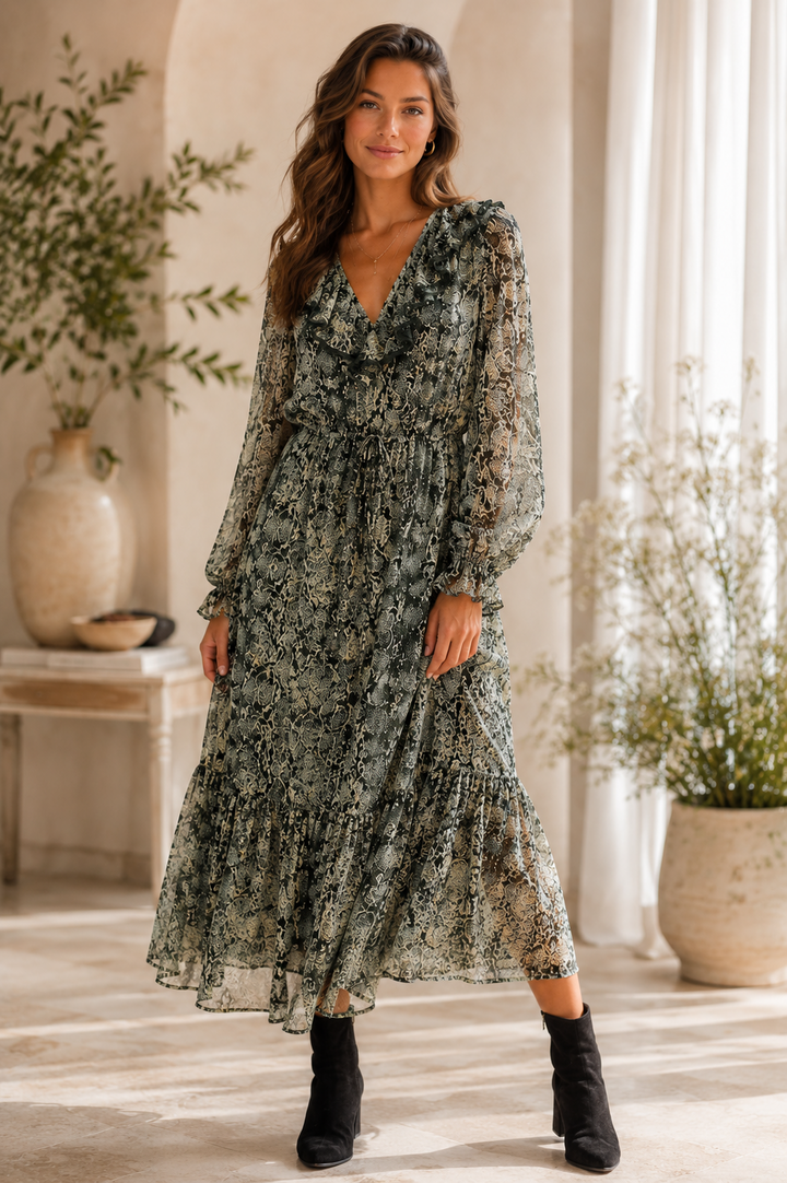 Marks & Spencer Per Una Animal Print Midi Beach Maxi Dress