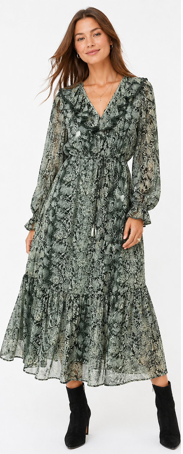 Marks & Spencer Per Una Animal Print Midi Maxi Dress