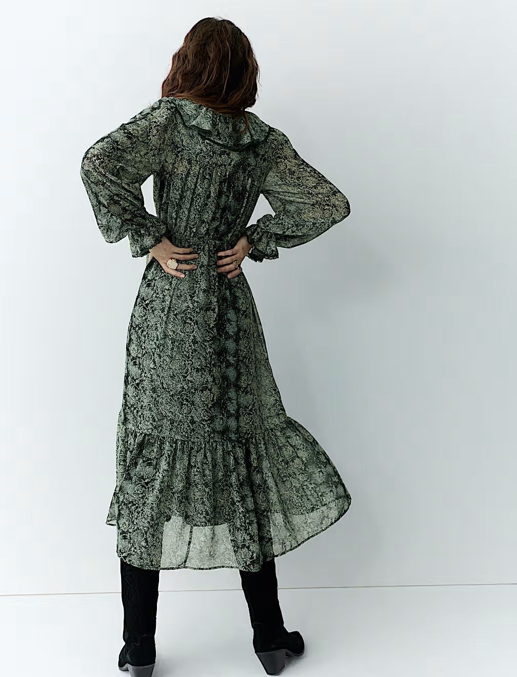 Marks & Spencer Per Una Animal Print Midi Maxi Dress
