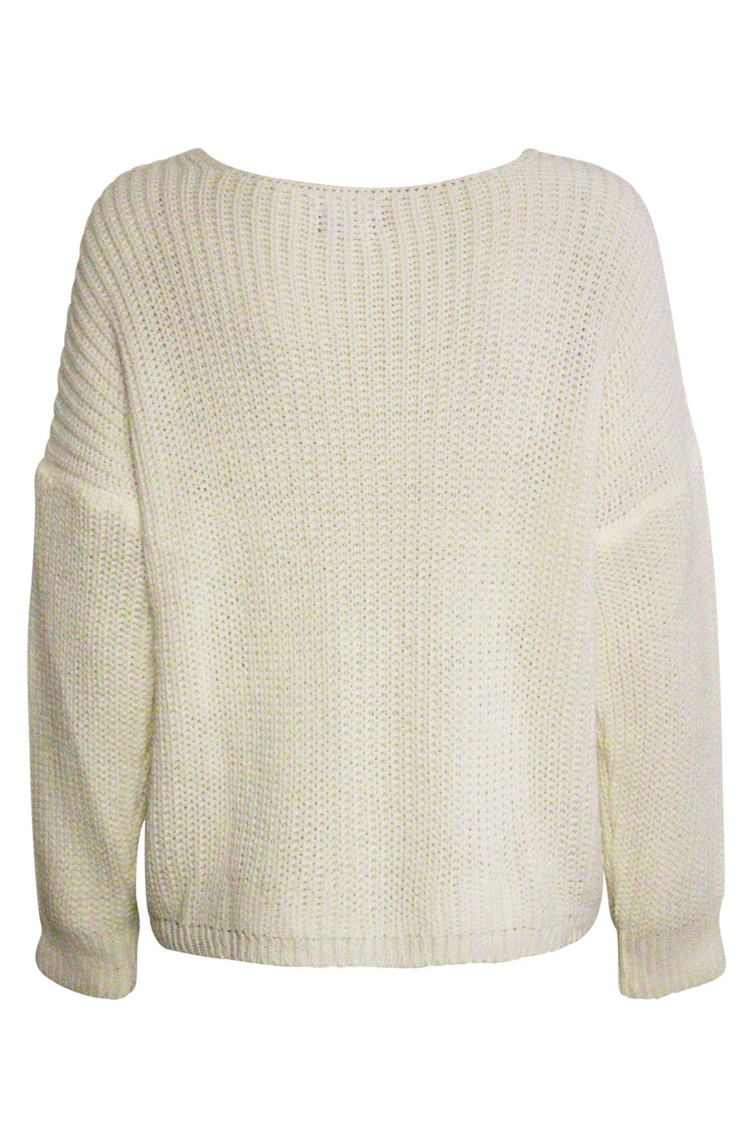 Naya 'Ooh La La' Knitted Jumper Sweater Top-Ivory